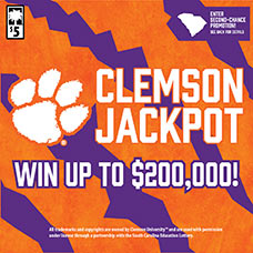 Clemson Jackpot Scratch-Off Game Link